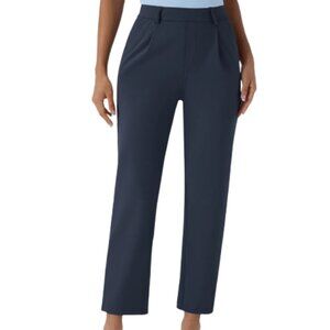 Halara Flex DayStretch High Waist Ankle Tapered Work Pants Medium M Blue NWT